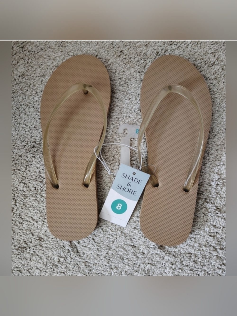 Shade & Shore Tan Flip-Flops